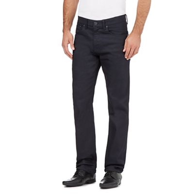 The Collection Dark blue rinse wash straight fit jeans